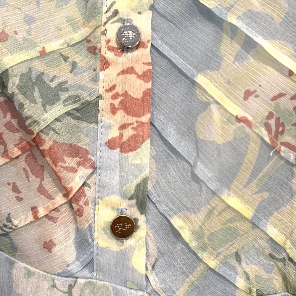 Lauren Ralph Lauren Blue Floral Midi Dress - Picture 4 of 15